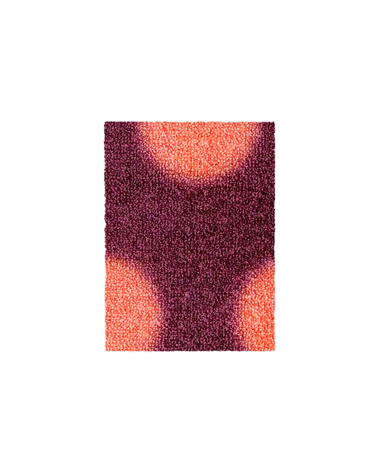 (SAMPLE) Paillasson Puffy Polka Bordeaux Corail