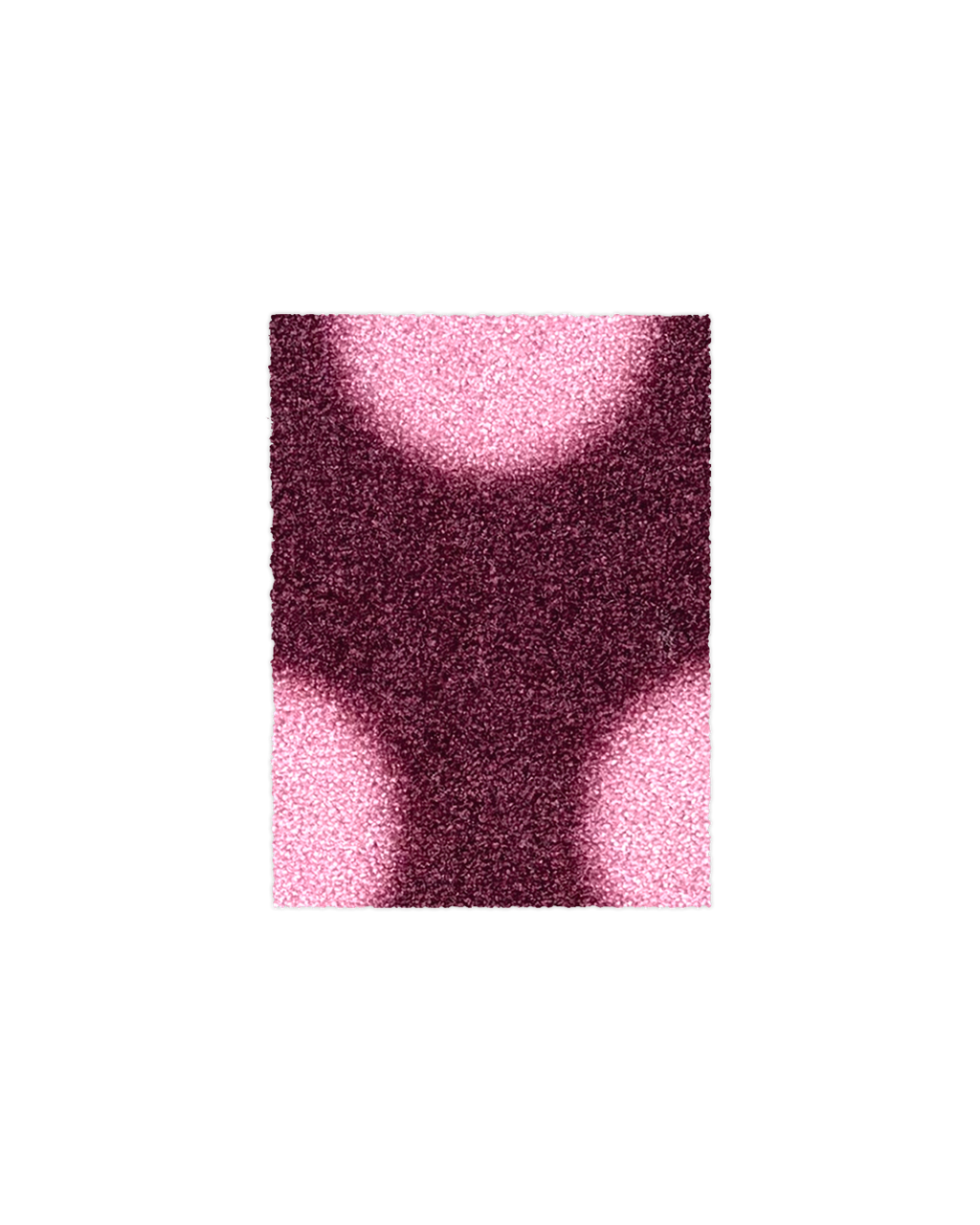 (SAMPLE) Paillasson Puffy Polka Bordeaux Rose