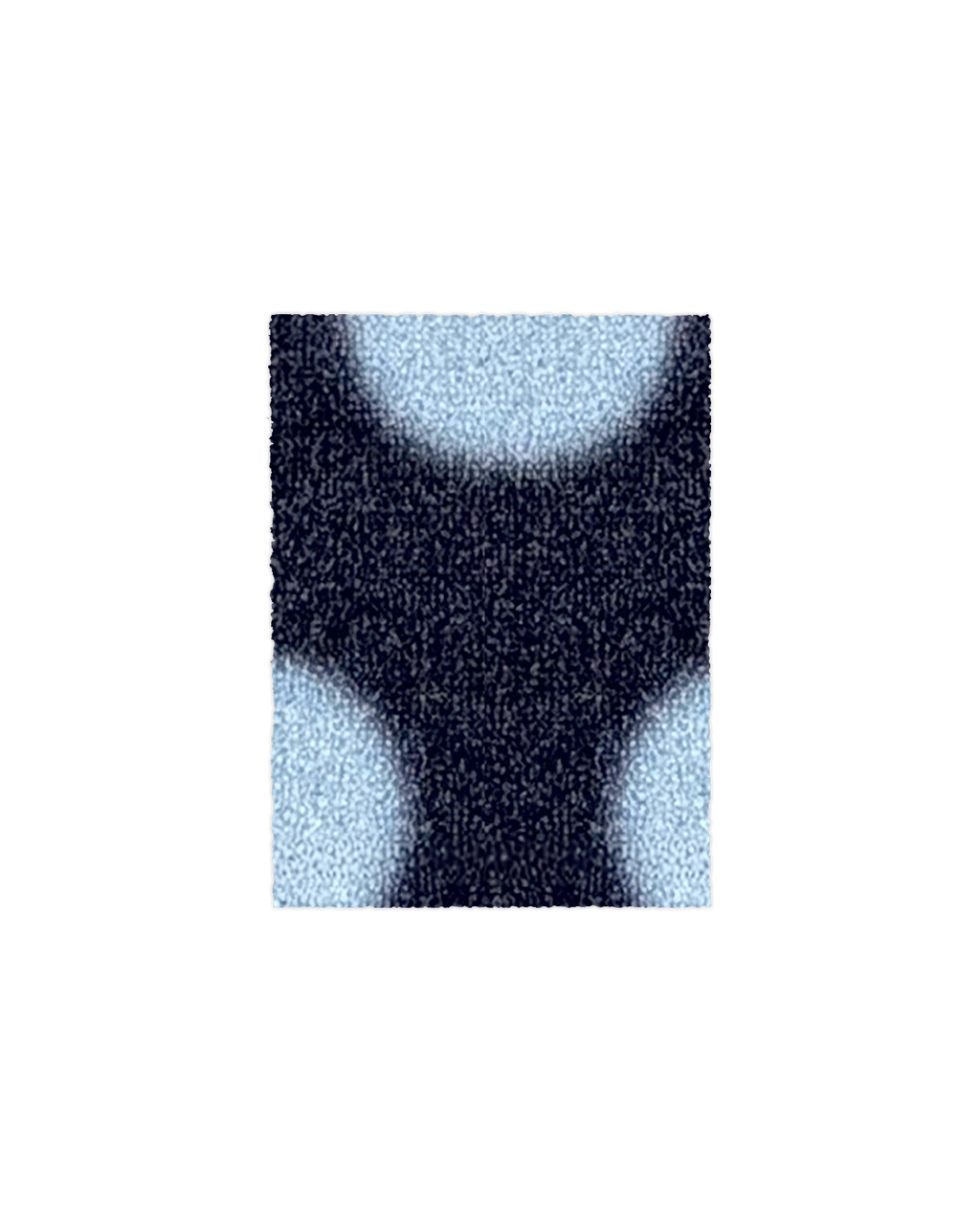 (SAMPLE) Paillasson Puffy Polka Navy Bleu Glacé