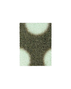 (SAMPLE) Puffy Polka Fußmatte Olive-Salbei