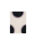 (SAMPLE) Puffy Polka Fußmatte Vanille-Schwarz
