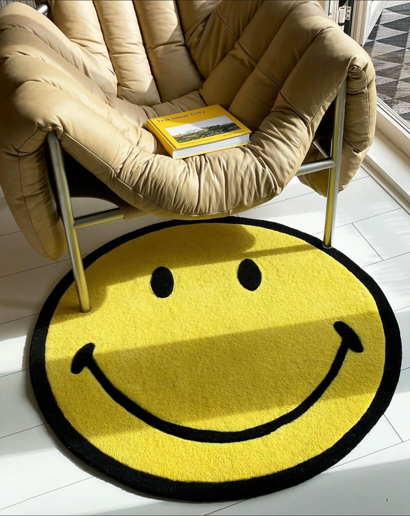 Smiley® Rug Yellow ø200 cm - Sample Sale