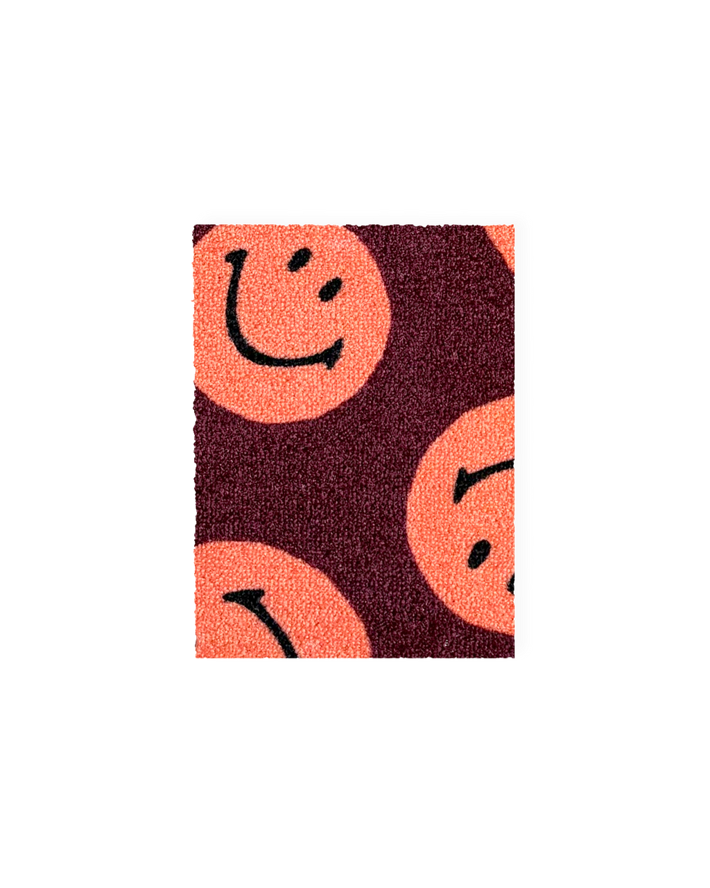 (SAMPLE) Smiley® | Maison Deux Doormat Bordo Coral
