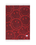 Smiley® (RED) X Maison Deux Blanket Burgundy Red
