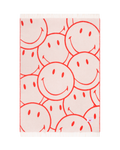 Smiley® (RED) X Maison Deux Blanket White Red