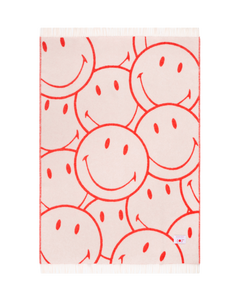 Smiley® (RED) X Maison Deux Decke Weiß-Rot