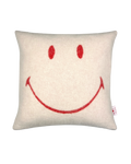 Smiley® (RED) X Maison Deux Cushion Cover White Red