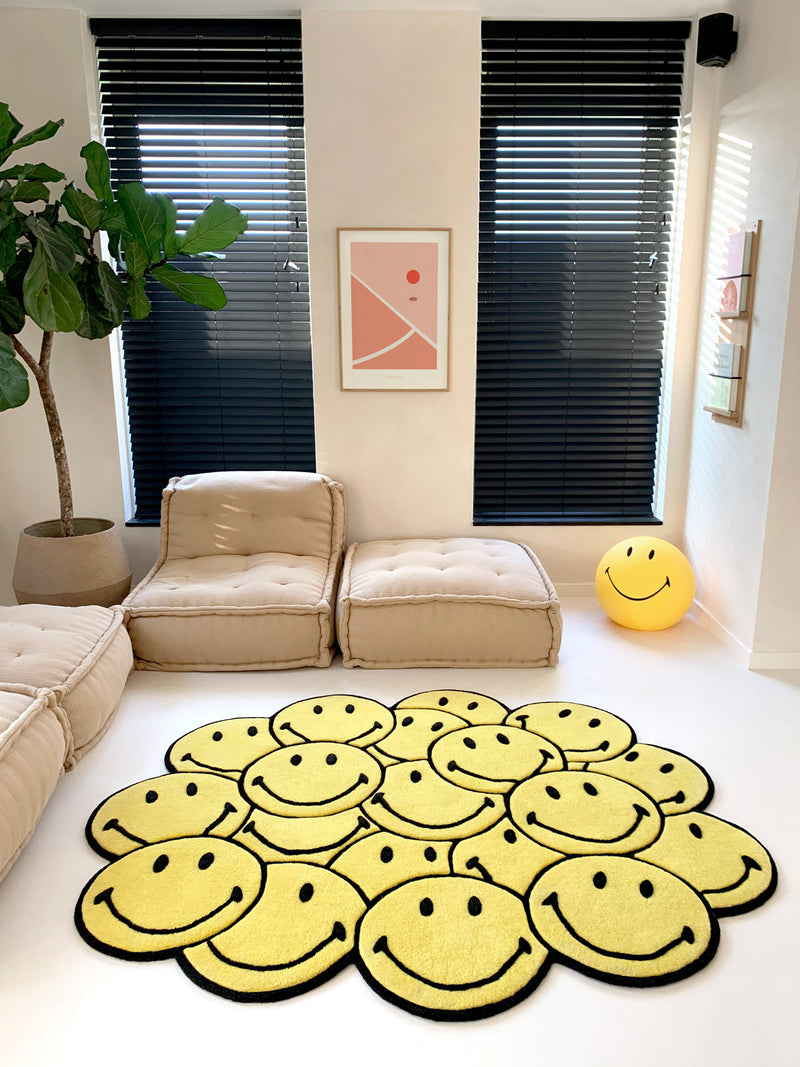 Smiley Bunch Rug - Designer Rug