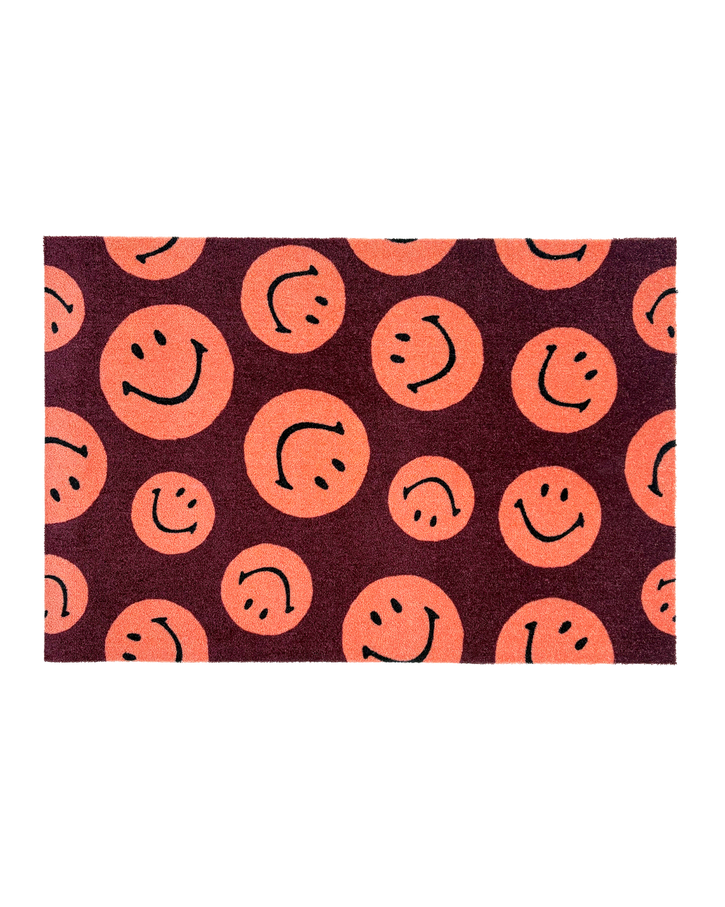 Smiley® | Maison Deux Doormat Bordo Coral