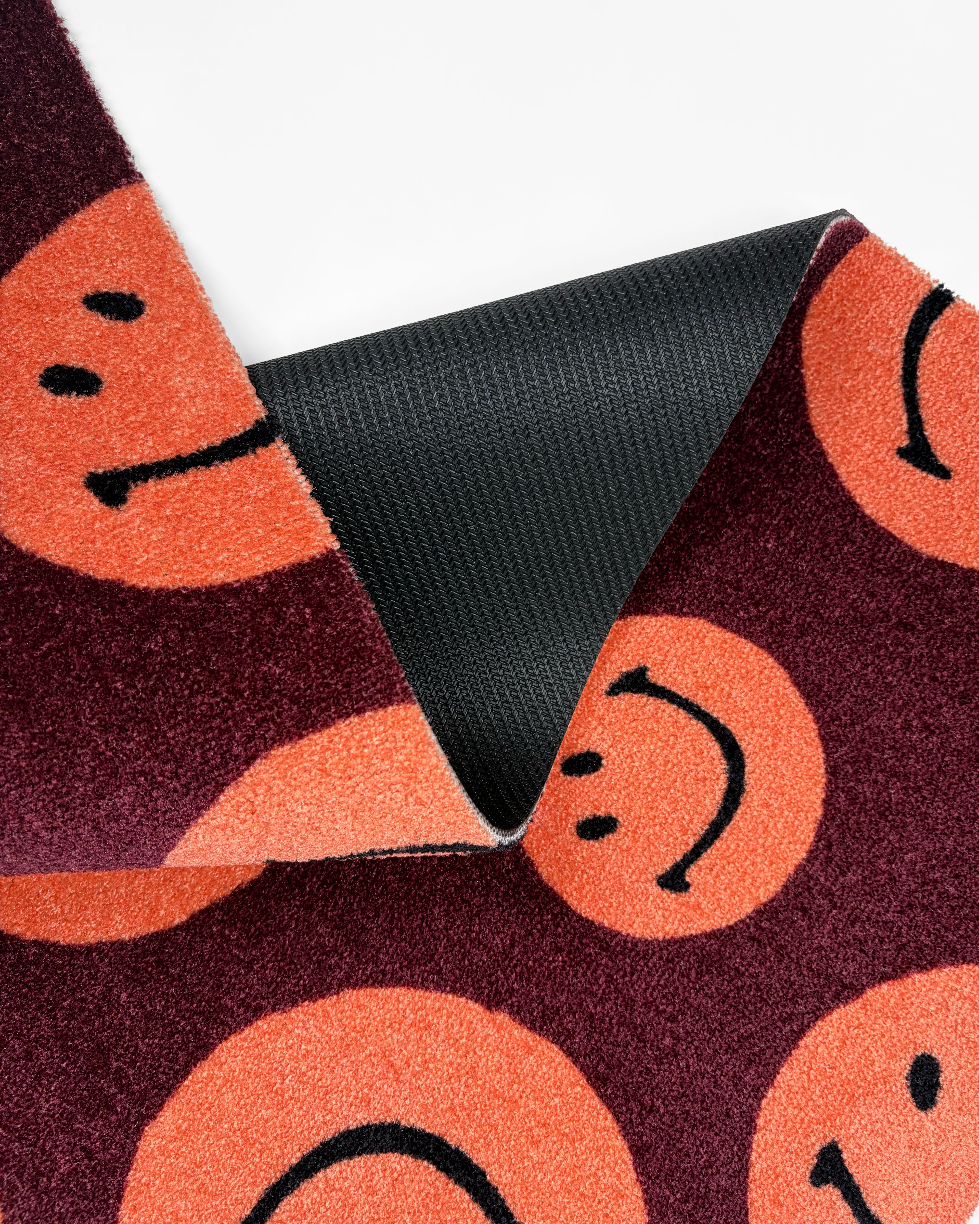 Smiley® | Maison Deux Doormat Bordo Coral