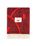 Smiley® (RED) X Maison Deux Decke Bordeaux-Rot