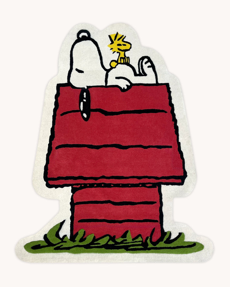 Snoopy Doghouse Rug Wool