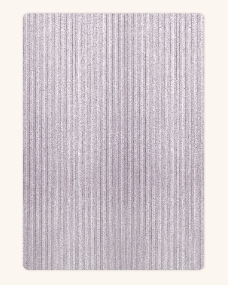 Solid Stripe Rug Lilac 170 x 240