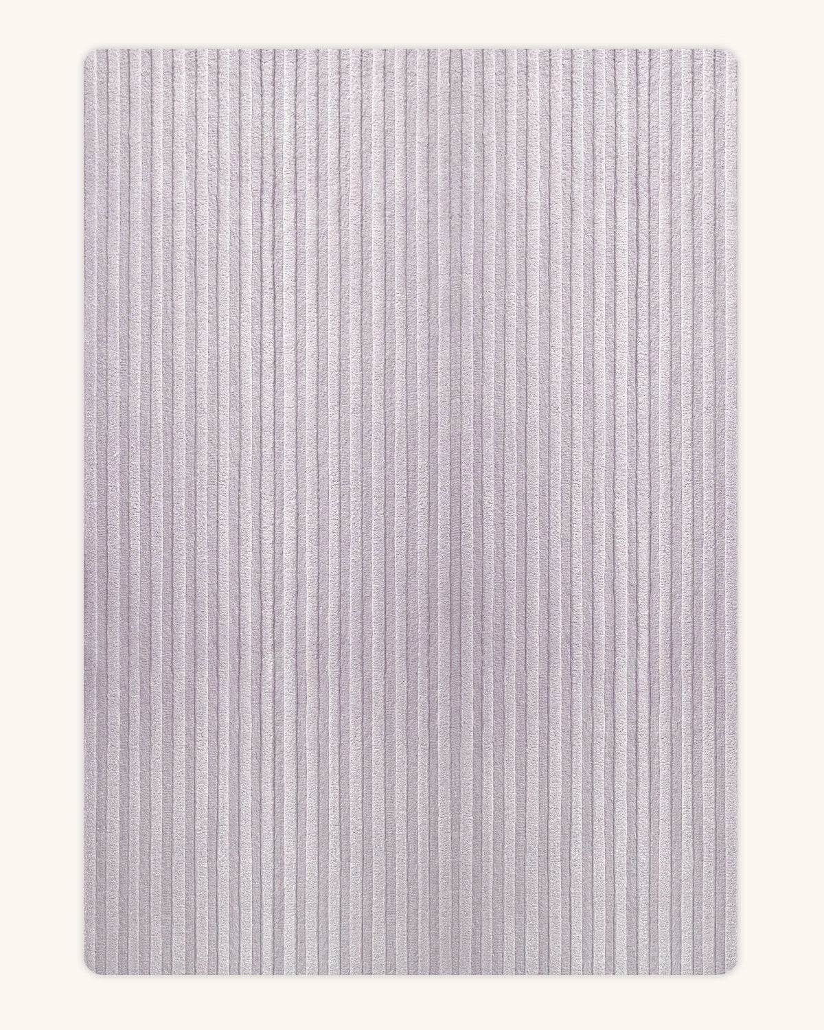 Solid Stripe Rug Lilac 170 x 240