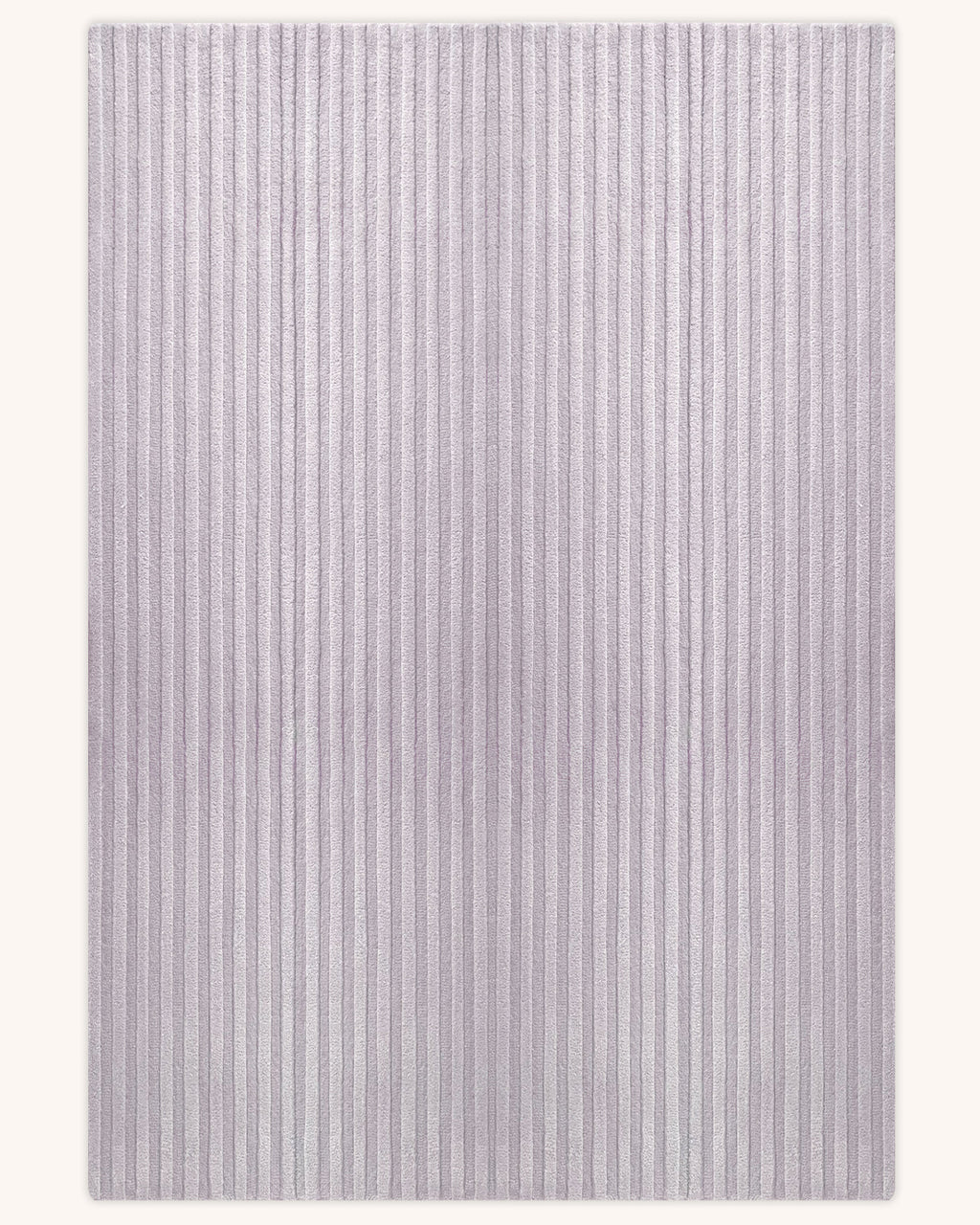 Solid Stripe Rug Lilac 200 x 300