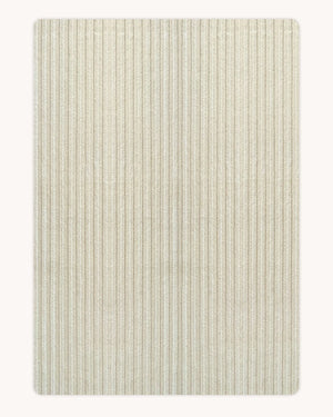 Solid Stripe Rug Off White 170 x 240