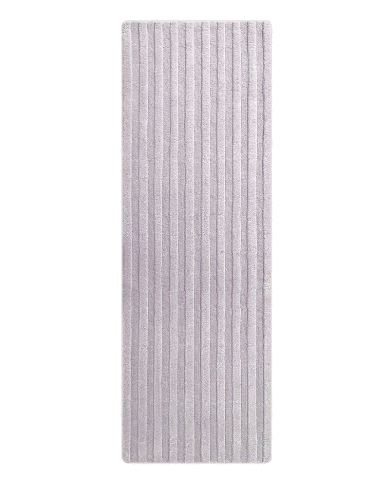 Solid Stripe Rug Lilac 55 x 160 cm - Sample Sale