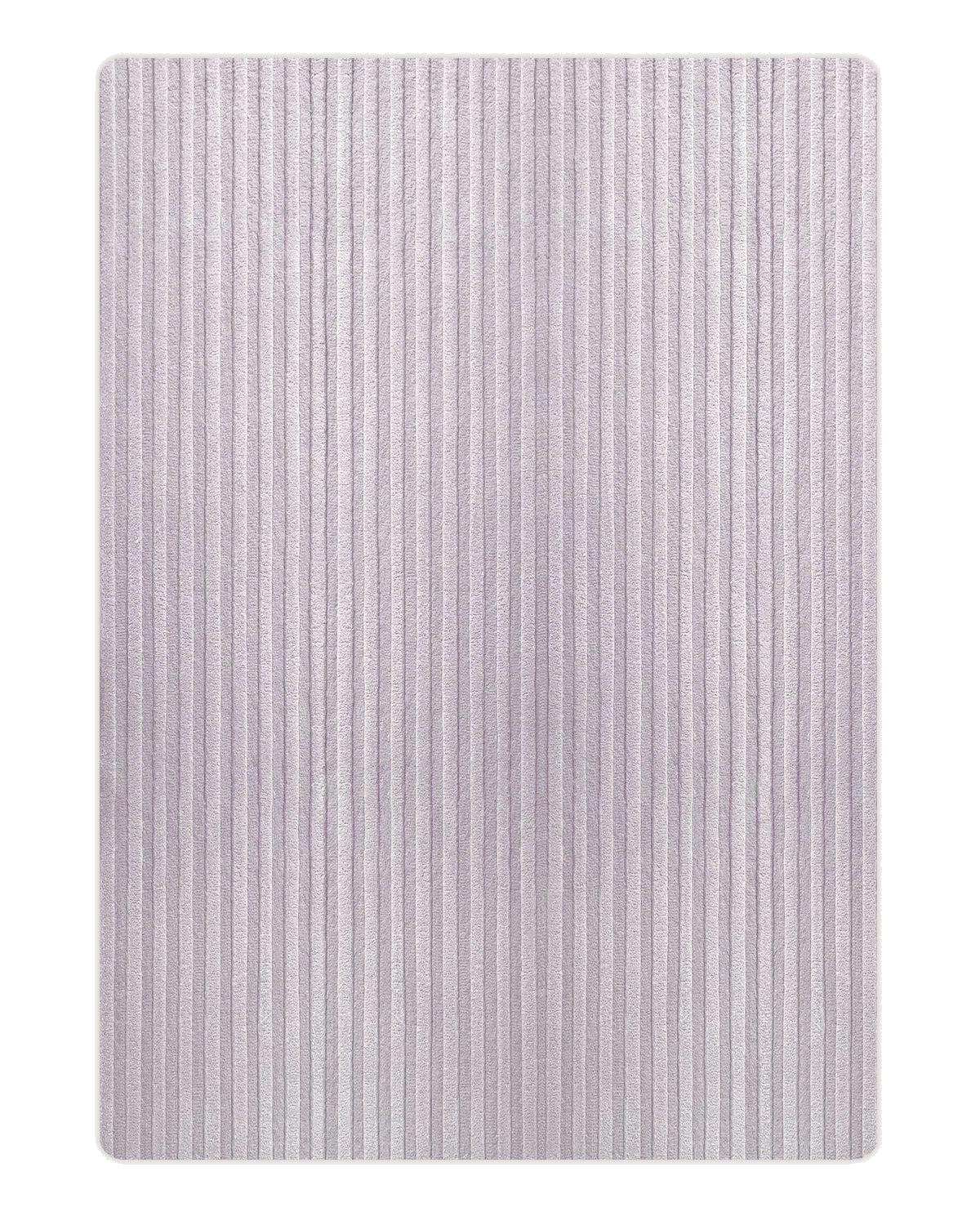 Solid Stripe Rug Lilac 170 x 240 cm - Sample Sale