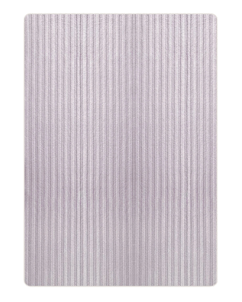 Solid Stripe Rug Lilac 170 x 240 cm - Sample Sale