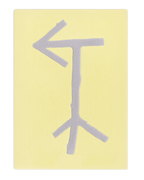 Splitted Arrow Vloerkleed Botergeel Lila 170 x 240 cm