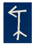 Splitted Arrow Rug Cobalt Blue 200 x 300 cm