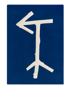 Teppich Splitted Arrow Kobaltblau 170 x 240 cm