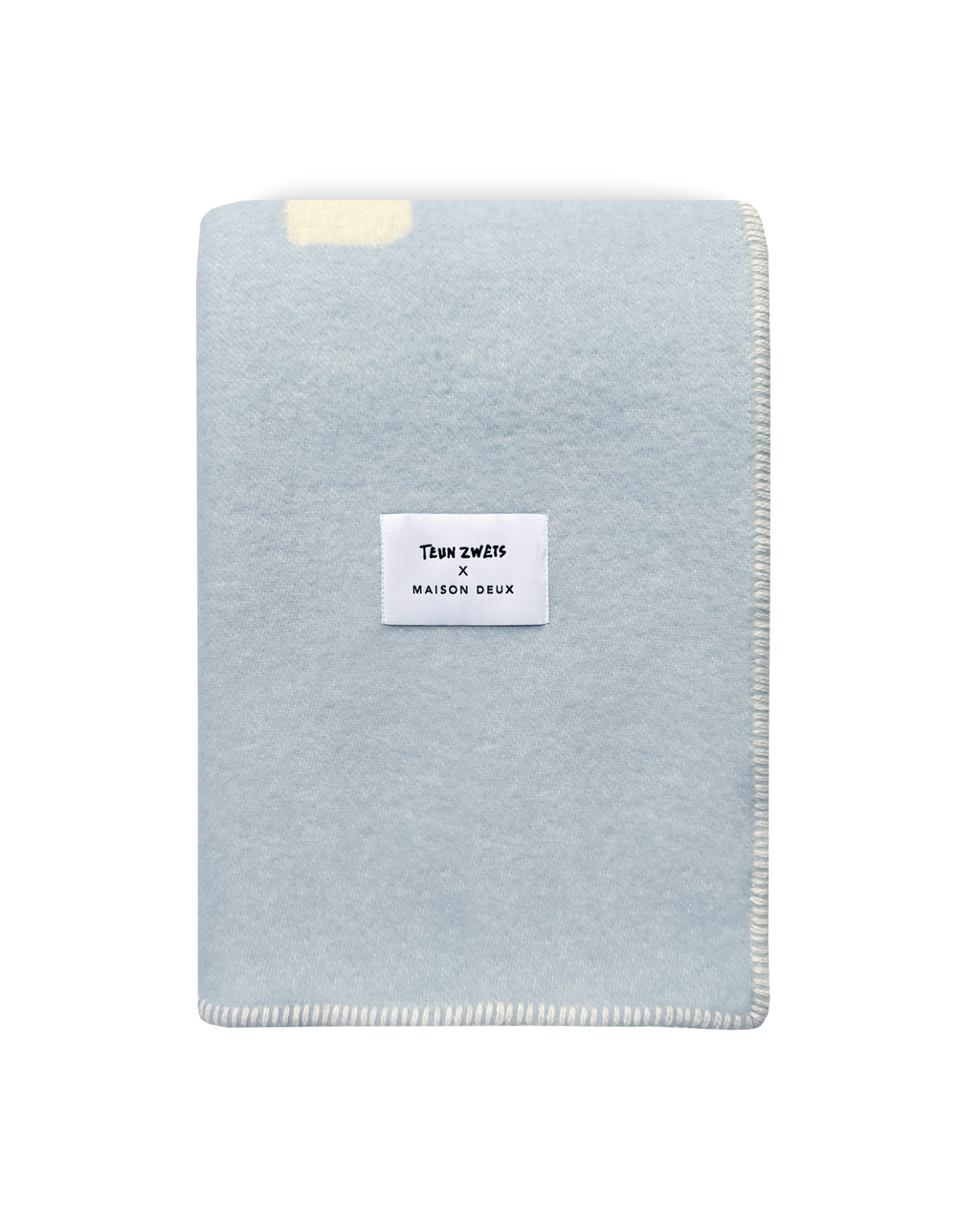 Splitted Chair Blanket Blue Butter Yellow 130 x 200 cm