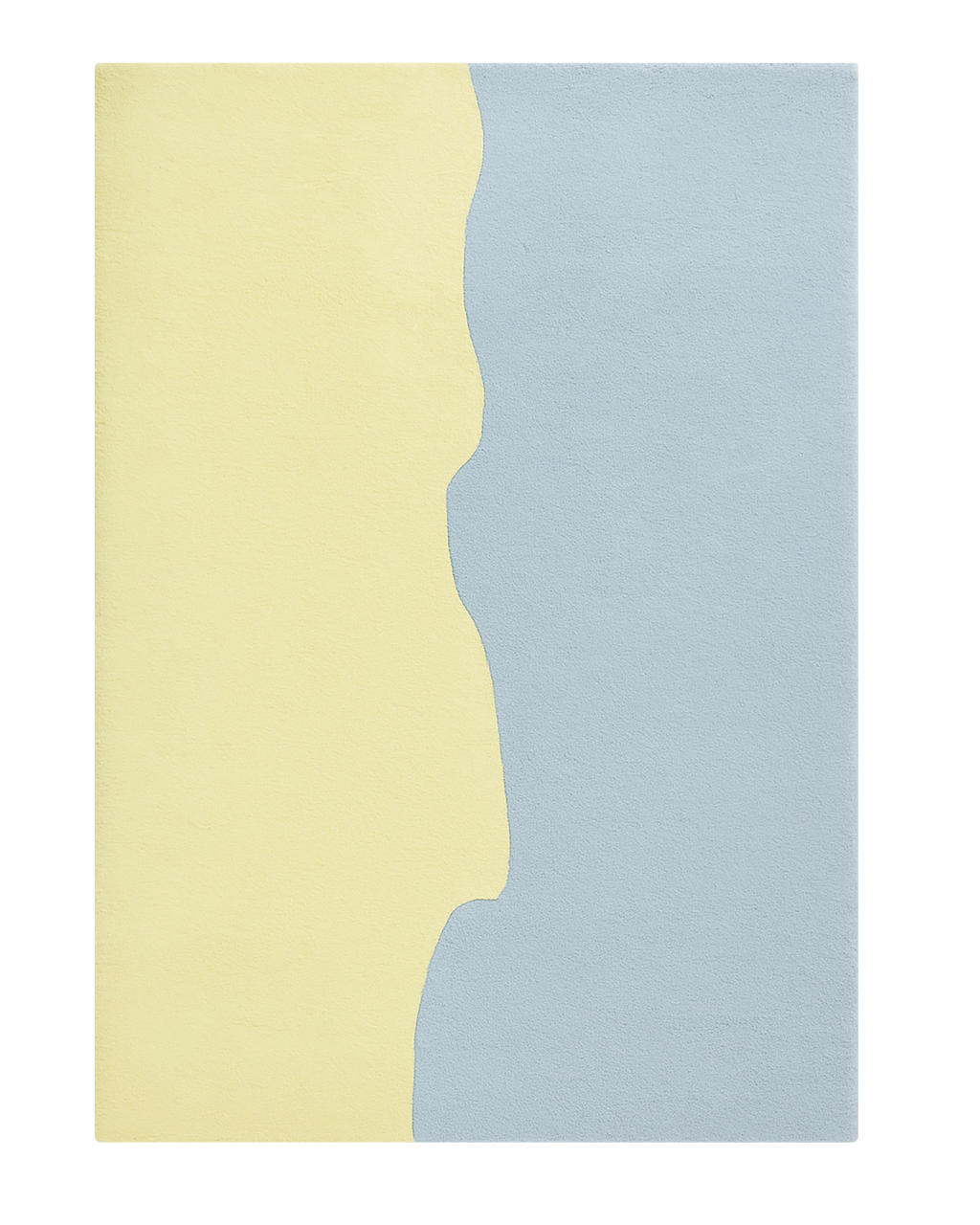 Splitted Rug Butter Yellow 170 x 240 cm