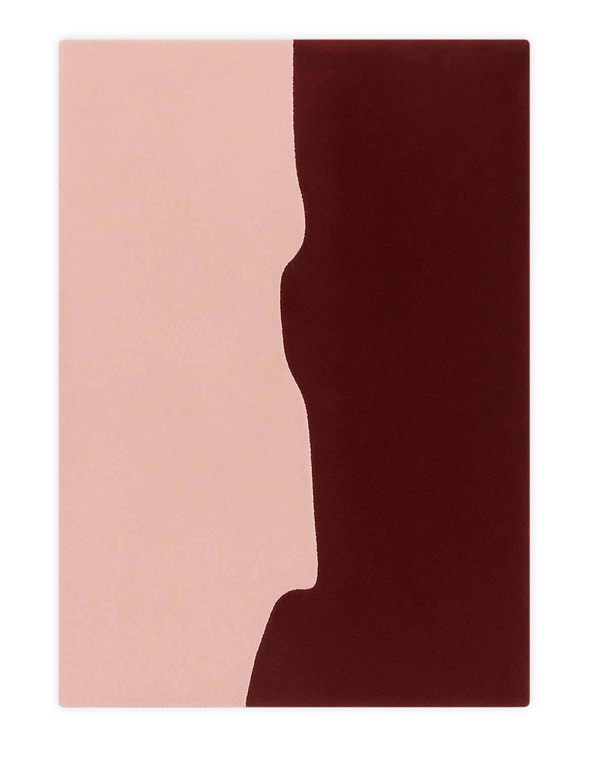 Splitted Rug Pink Bordo 200 x 300 cm