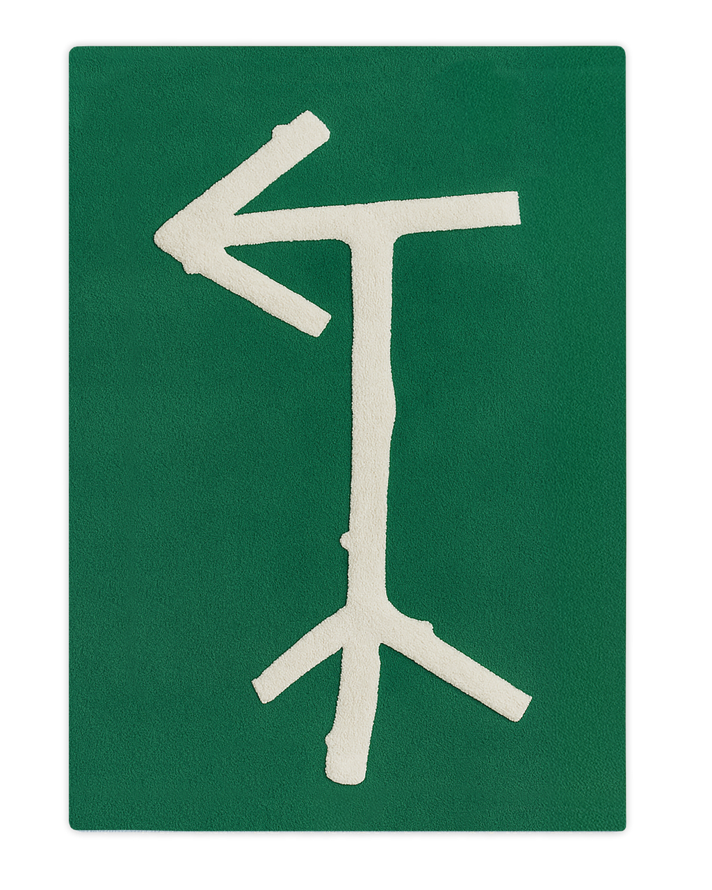 Splitted Arrow Rug Grass 200 x 300 cm