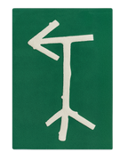 Splitted Arrow Rug Grass 200 x 300 cm