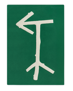 Teppich Splitted Arrow Grasgrün 170 x 240 cm