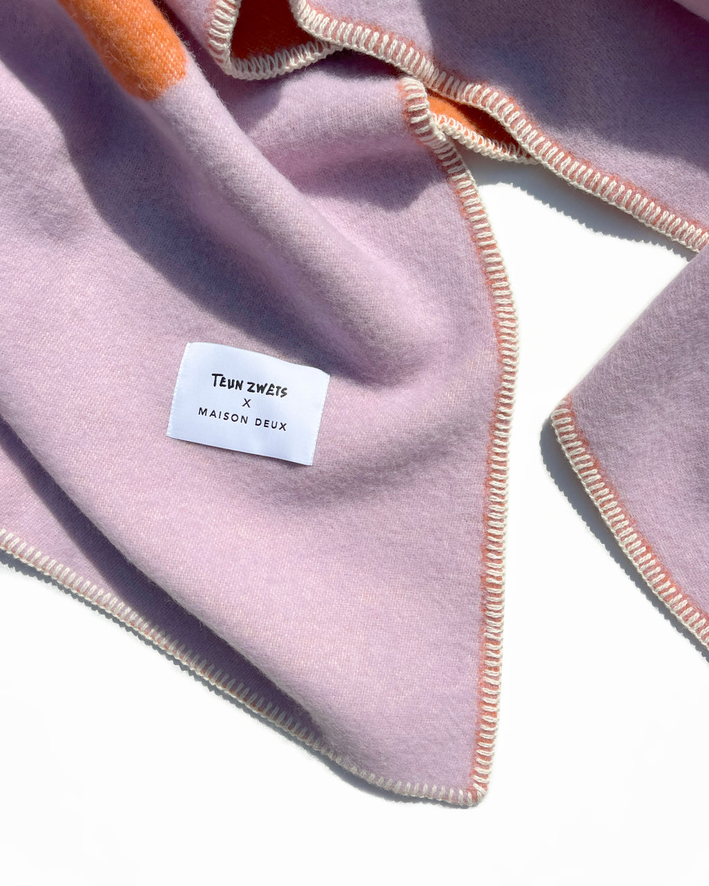 Plaid Splitted Chair Lilas Orange 130 x 200 cm