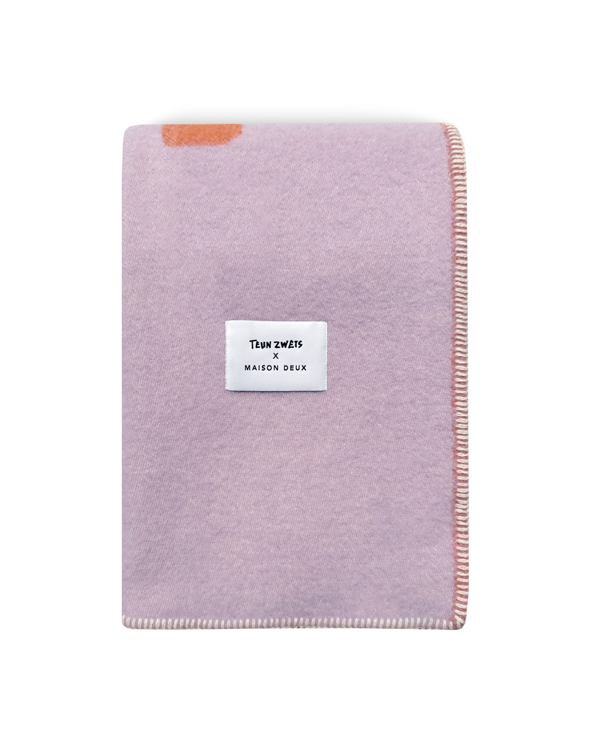 Splitted Chair Blanket Lilac Orange 130 x 200 cm