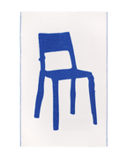 Splitted Chair Blanket Cobalt Blue 130 x 200 cm