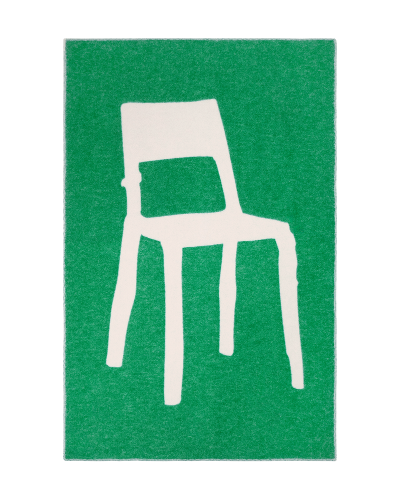 Plaid Splitted Chair Vert Herbe 130 x 200 cm