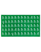 Plaid Splitted Chairs Vert Herbe 140 x 240 cm