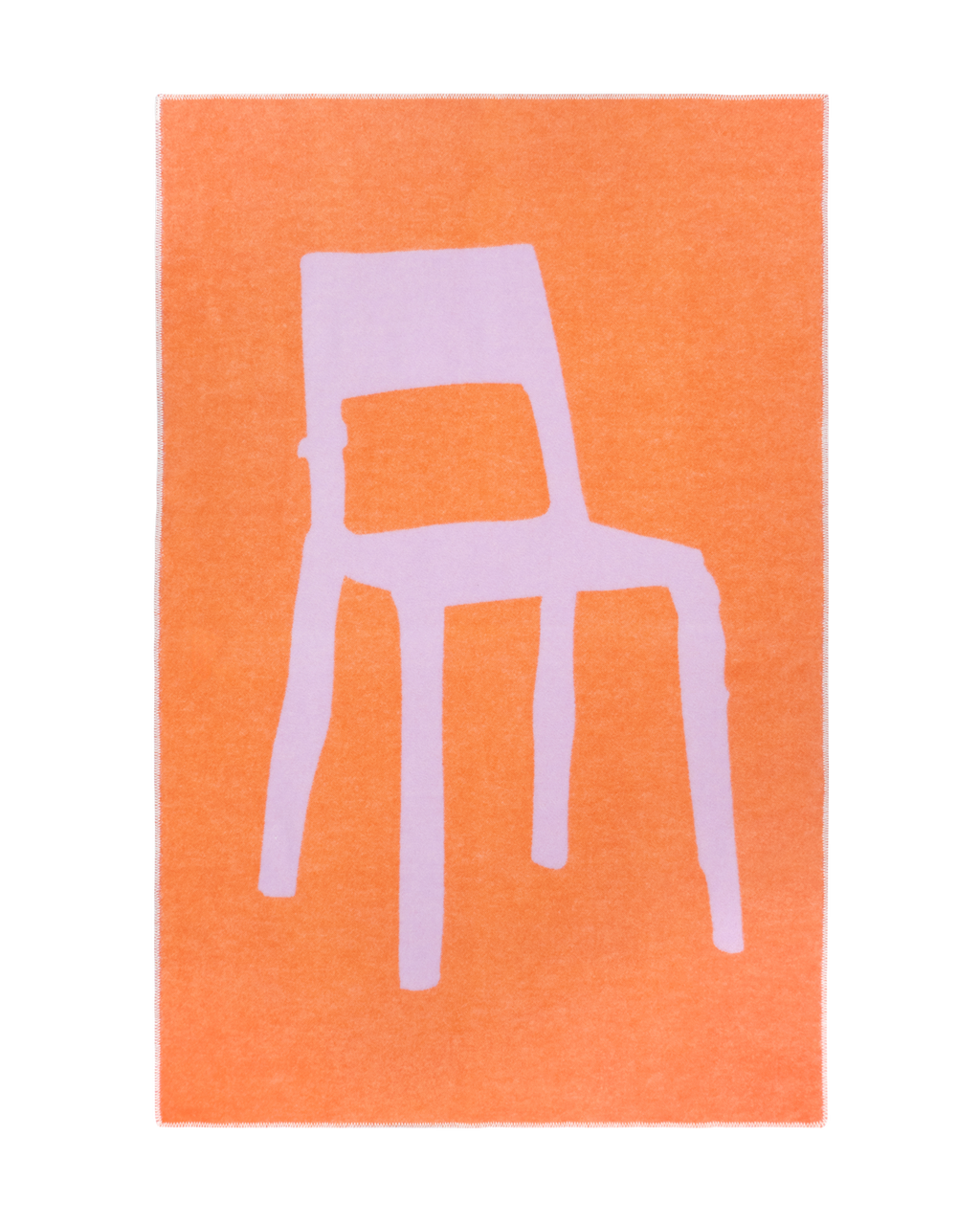 Plaid Splitted Chair Lilas Orange 130 x 200 cm