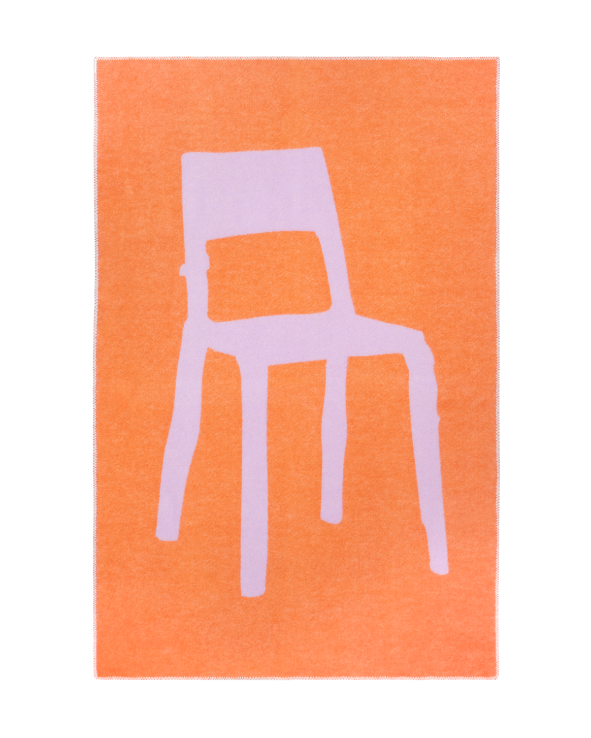 Plaid Splitted Chair Lilas Orange 130 x 200 cm