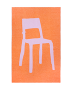 Plaid Splitted Chair Lilas Orange 130 x 200 cm