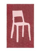 Splitted Chair Blanket Pink Bordo 130 x 200 cm