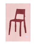 Splitted Chair Blanket Pink Bordo 130 x 200 cm