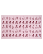 Decke Splitted Chairs Rosa Bordeaux 140 x 240 cm