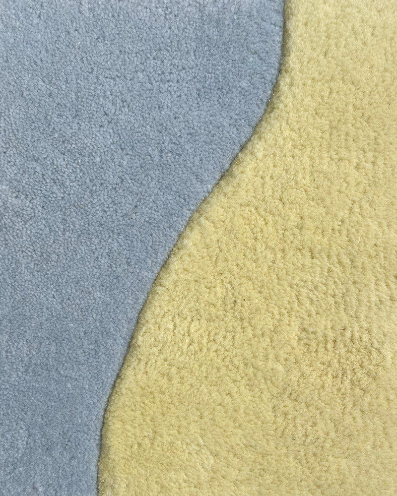 Splitted Rug Butter Yellow 200 x 300 cm