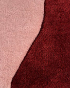 Splitted Rug Pink Bordo 20 x 20 cm