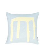 Splitted Stool Kussenhoes Blauw Botergeel 50 x 50 cm