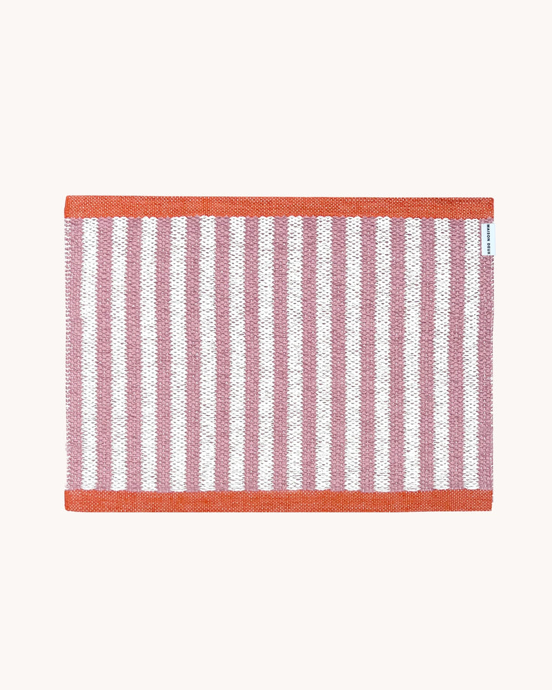 Washable Door Mat Plastic Pink