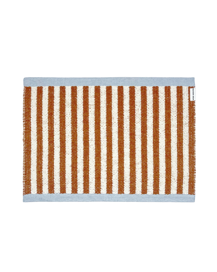 Stripe Fußmatte Erde 50 x 70 cm