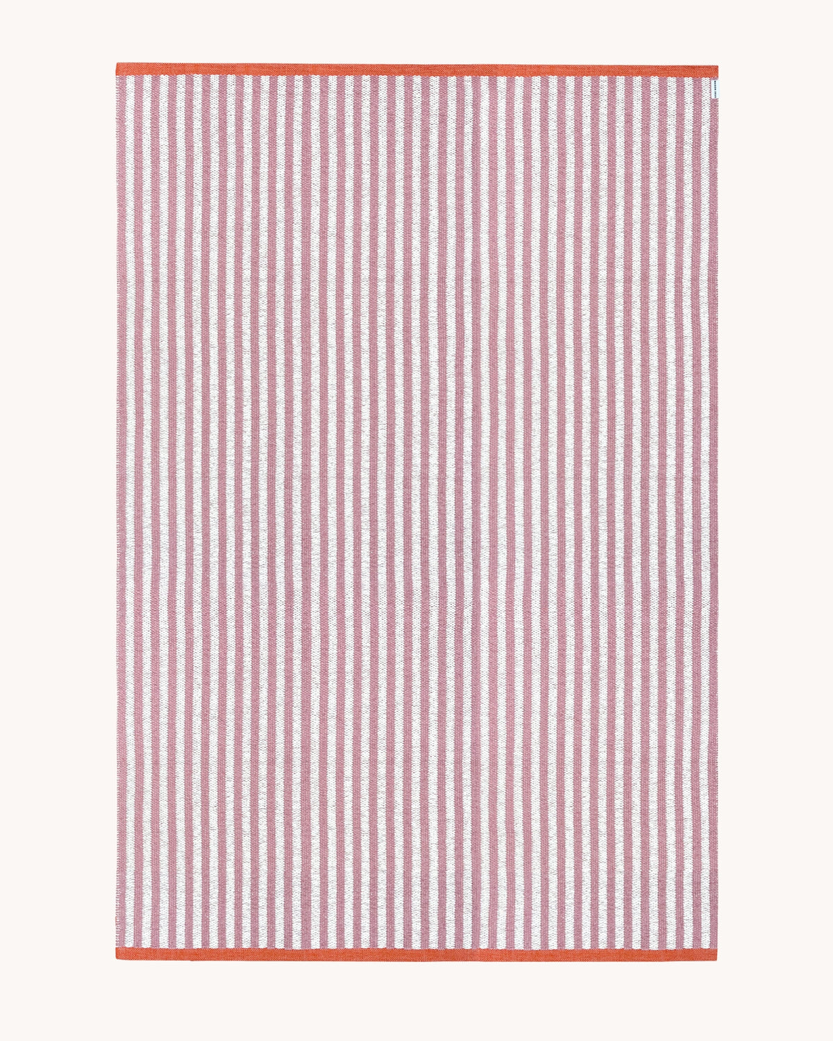 Outdoor Rug Plastic Stripes Pink 170 x 250 cm
