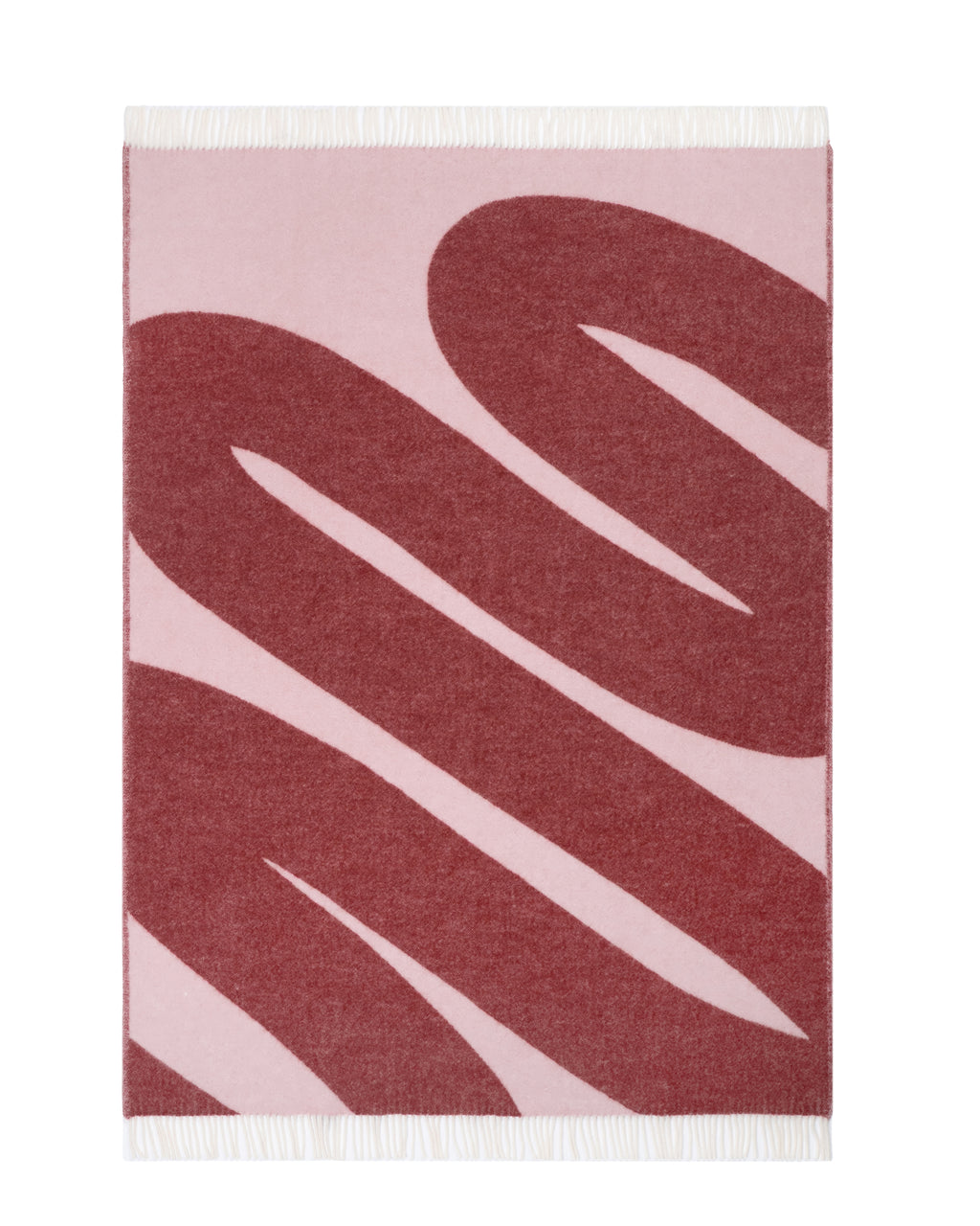Swirl Blanket Pink Bordo